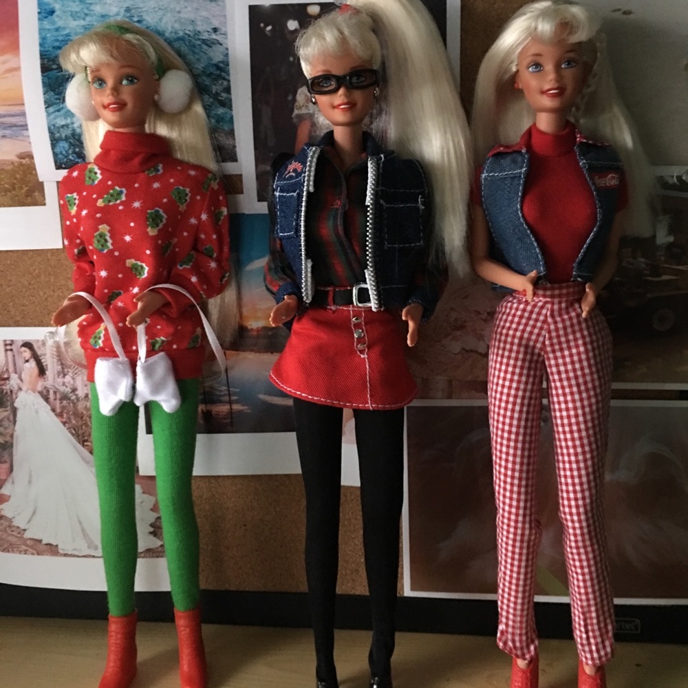 Vintage Barbie dolls